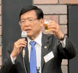 森信静治会員　乾杯のご発声